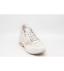 IGI & CO Sneakers con zeppa da donna bianco-bianco glitter