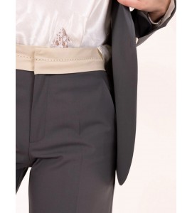 Alysi PANTALONE in Tela di Lana