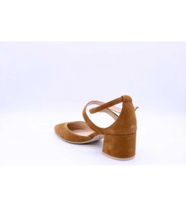 NERO GIARDINI Décolleté suede listini incrociati