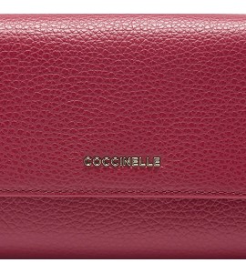 coccinelle portafogli metallic soft