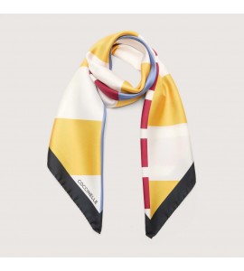 COCCINELLE FOULARD SETA AVEIRO PATCH