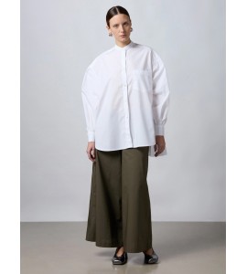 ROBERTO COLLINA Pantalone ampio crop