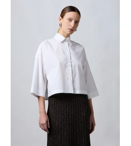 ROBERTO COLLINA CAMICIA CROP
