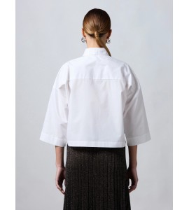 ROBERTO COLLINA CAMICIA CROP