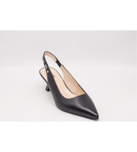 NERO GIARDINI SLINGBACK PELLE