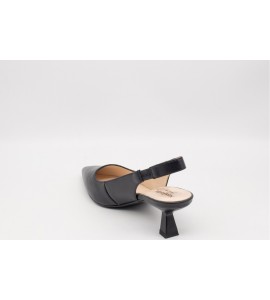NERO GIARDINI SLINGBACK PELLE