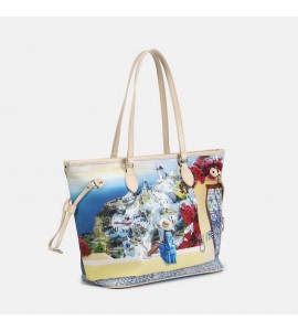 Ynot? Borsa Shopping Yes Bag GREEK SUMMER
