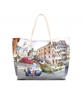 YNOT BORSA SHOPPING YES BAG VACANZA ROMANA