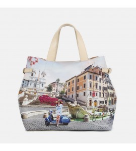 Ynot Borsa shopping Yes Bag vacanza romana