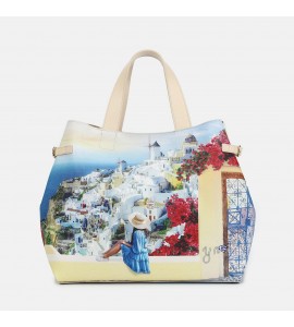 Ynot Borsa shopping Yes Bag greek summer