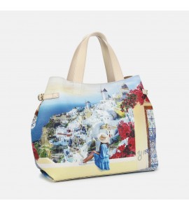 Ynot Borsa shopping Yes Bag greek summer