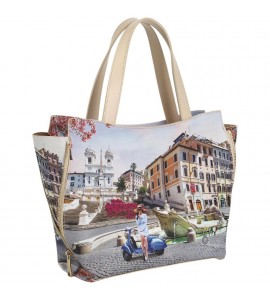 Ynot Borsa Tote Medium Yes Bag vacanza romana