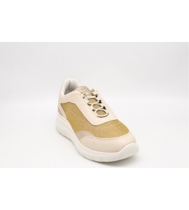 GEOX SNEAKERS CON GLITTER PLUMMERY