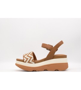 GEOX SANDALO CON ZEPPA GARDENIA