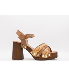ALVIERO MARTINI SANDALI IN ECO NAPPA