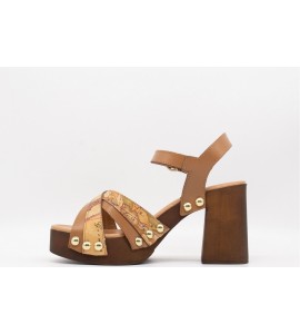 ALVIERO MARTINI SANDALI IN ECO NAPPA
