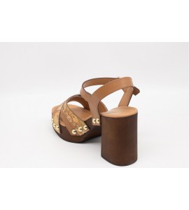 ALVIERO MARTINI SANDALI IN ECO NAPPA