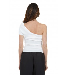 JUCCA TOP in maglia monospalla