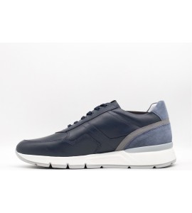 NERO GIARDINI Sneakers Uomo in Pelle e Camoscio
