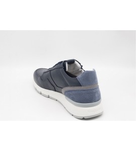 NERO GIARDINI Sneakers Uomo in Pelle e Camoscio
