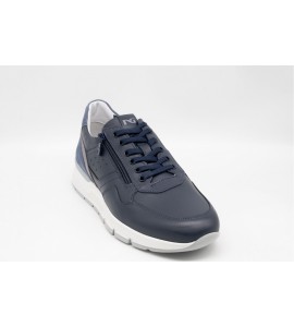 NERO GIARDINI Sneakers Uomo in Pelle e Camoscio
