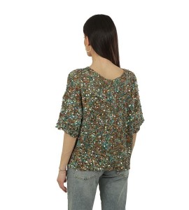 ROBERTO COLLINA MAGLIA CON PAILLETTES.