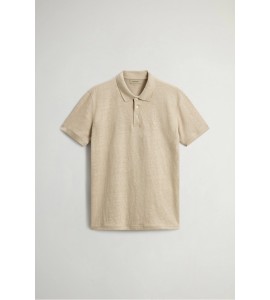 WOOLRICH Polo in puro lino