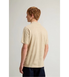WOOLRICH Polo in puro lino