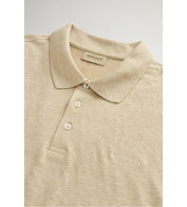 WOOLRICH Polo in puro lino