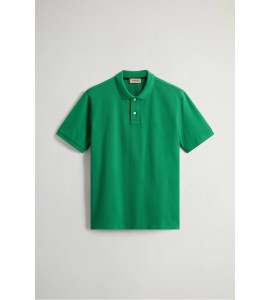 WOOLRICH Polo in piqué di puro cotone