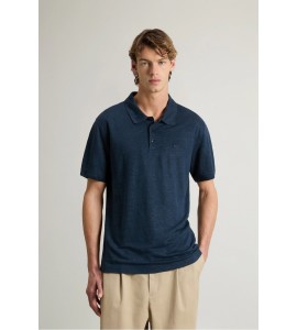 WOOLRICH Polo in puro lino