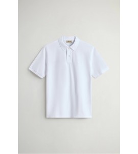 WOOLRICH Polo in piqué di puro cotone