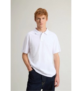 WOOLRICH Polo in piqué di puro cotone