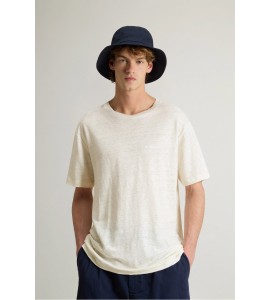 WOOLRICH T-shirt in puro lino