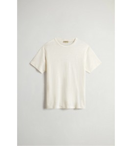 WOOLRICH T-shirt in puro lino