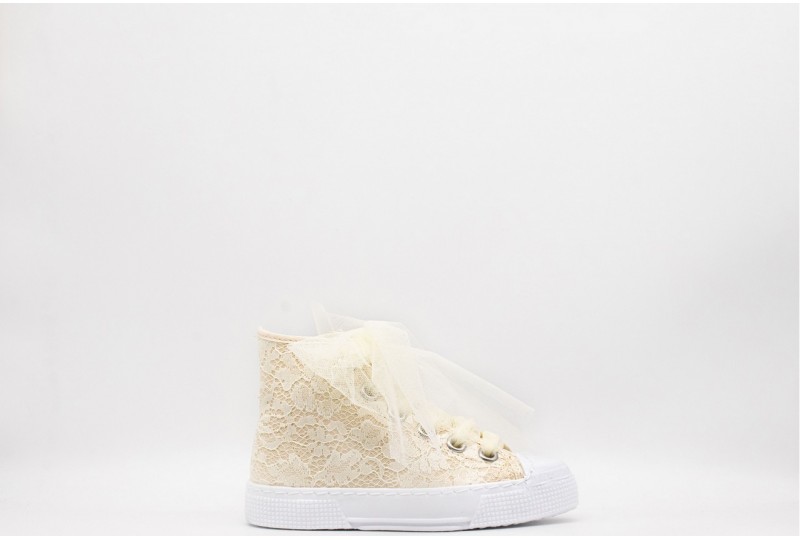 DEXCO SNEAKER IN PIZZO BAMBINA