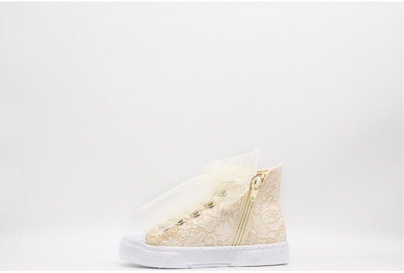 DEXCO SNEAKER IN PIZZO BAMBINA