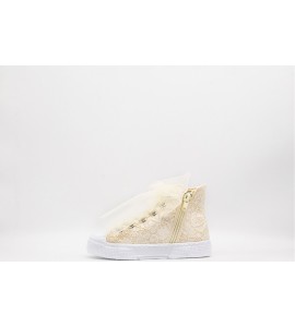 DEXCO SNEAKER IN PIZZO BAMBINA