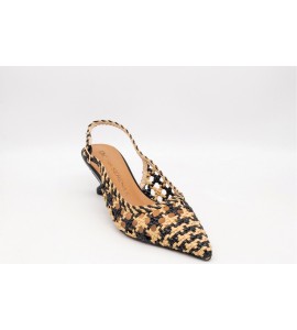 DONNA SERENA SLINGBACK INTRECCIATA