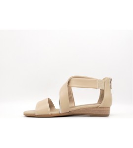 NERO GIARDINI SANDALO BASSO IN PELLE