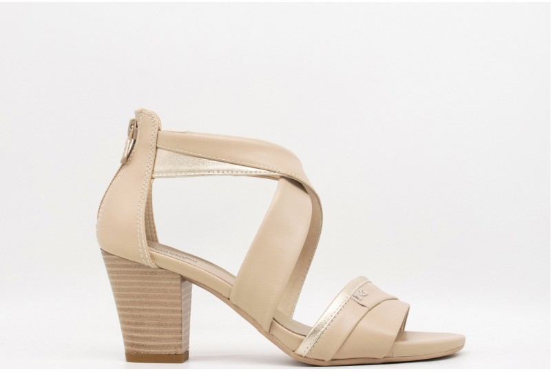 NERO GIARDINI SANDALO IN PELLE