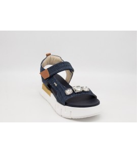 NERO GIARDINI SANDALO in denim