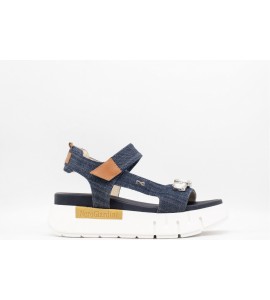 NERO GIARDINI SANDALO in denim