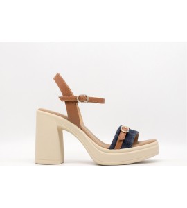NERO GIARDINI SANDALO in denim