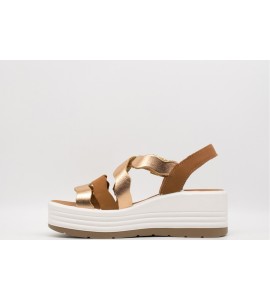 IGI &amp; CO Sandali con zeppa in pelle