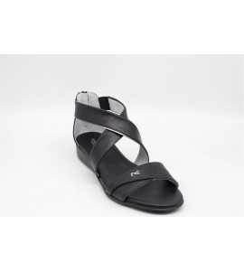 NERO GIARDINI SANDALO IN PELLE