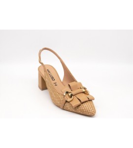 MELLUSO SLINGBACK INTRECCIATA