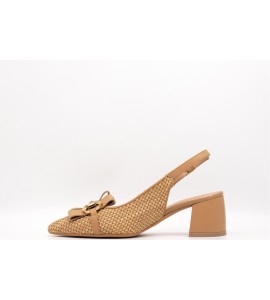 MELLUSO SLINGBACK INTRECCIATA