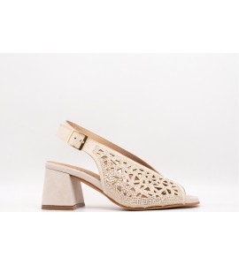 MELLUSO slingback spuntata CON STRASS