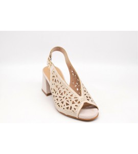 MELLUSO slingback spuntata CON STRASS